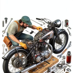Motorcycle Repair Handbook Kindle Edition 379-Page Print Replica-0