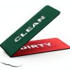 Dishwasher Magnet Clean Dirty Sign Generic Non‑Scratch Adhesive Tapes-2