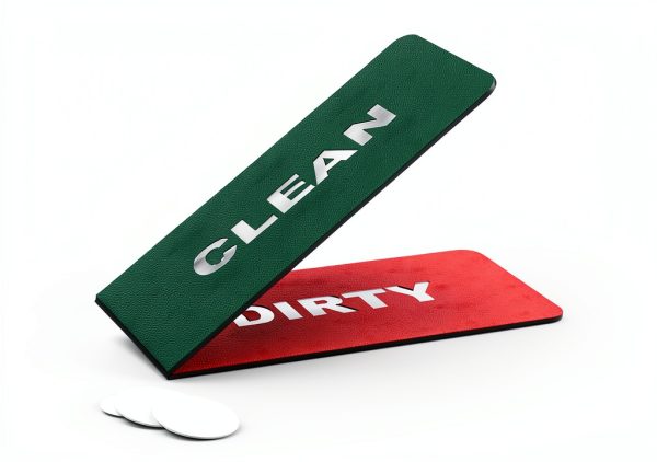Dishwasher Magnet Clean Dirty Sign Generic Non‑Scratch Adhesive Tapes-2