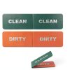 Dishwasher Magnet Clean Dirty Sign Generic Non‑Scratch Adhesive Tapes-1