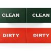 Dishwasher Magnet Clean Dirty Sign Generic Non‑Scratch Adhesive Tapes-0