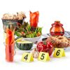 Garneck 10pcs Double-Sided Table Number Tents 1-10 Reusable Evidence Markers for Weddings Parties and Crime Scene Decor Acrylic Table Numbers for Easy Visibility-2