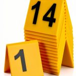 TOYANDONA 15 Pcs Evidence Markers Set, Numbered 1-15 Crime Scene Markers Table Number Holders for Halloween Party Decorations, Plastic Table Signs for Restaurant, Forensic, Or Game Use-0