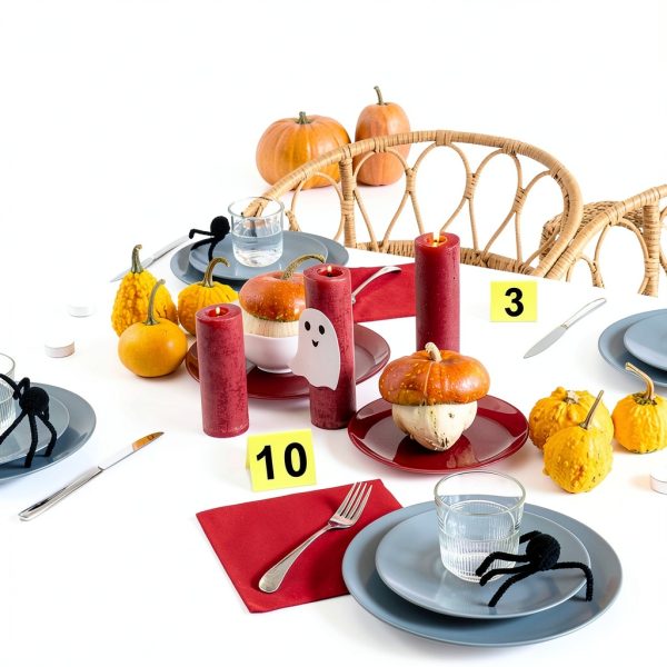 Garneck 10pcs Double-Sided Table Number Tents 1-10 Reusable Evidence Markers for Weddings Parties and Crime Scene Decor Acrylic Table Numbers for Easy Visibility-3