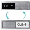 Dishwasher Magnet Sign Generic Black White 12x18 Symbol-2